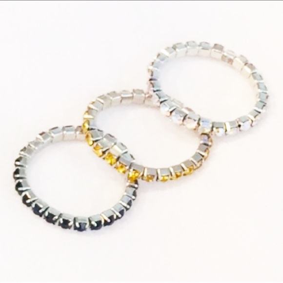 Jewelry - MIDI RINGS STRETCHY AND STACKABLE 3 COLORS